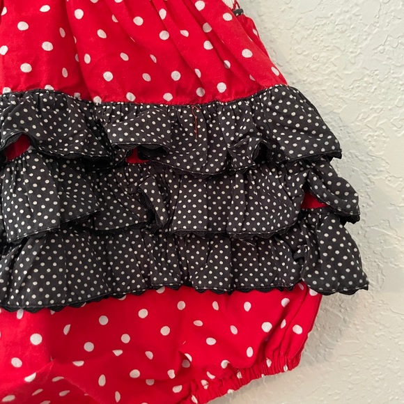 12 Month Minnie Mouse Smocked Sunsuit - Picture 4 of 8